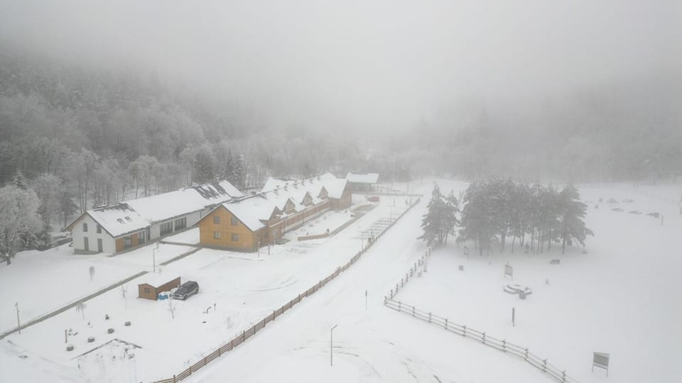 Property building, Day, Natural landscape, Winter