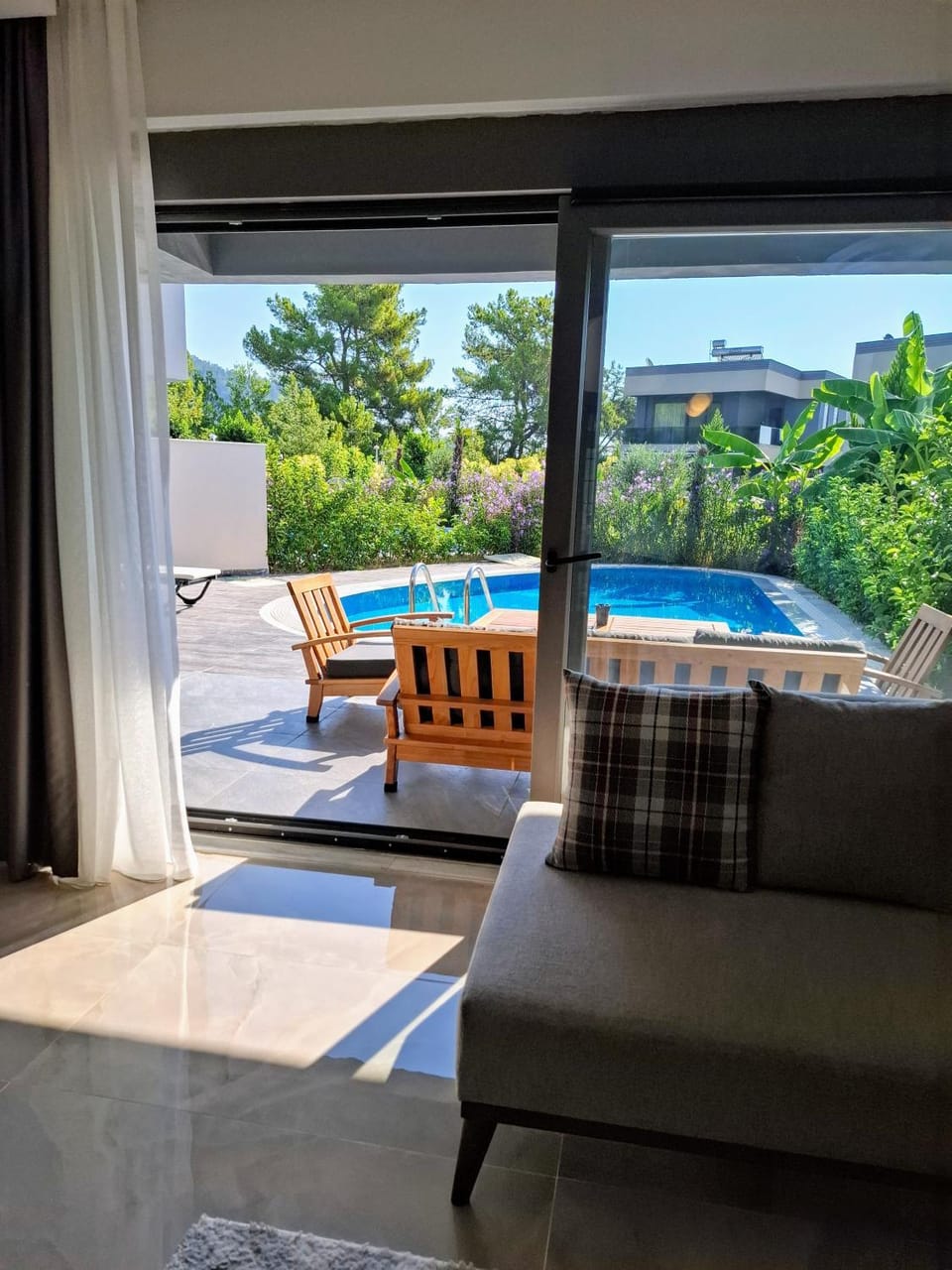 Seating area, Swimming pool