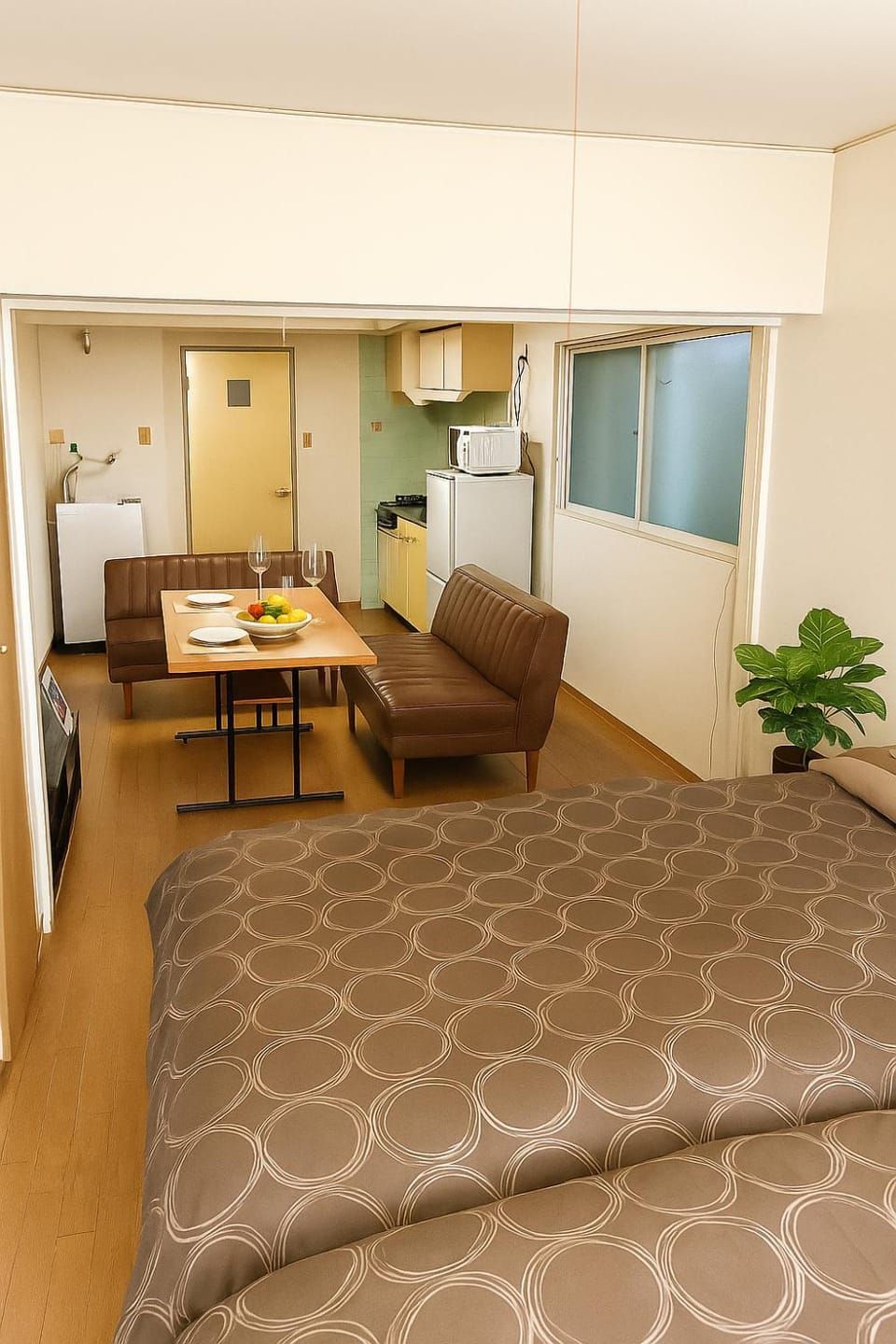 Living room, Bedroom