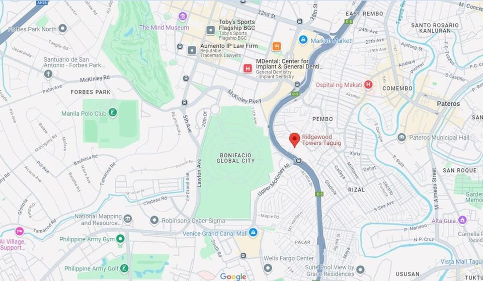 Citispace 1BR Condotel Suite at Ridgewood Towers Near BGC Airport #RW02B Apartment in Makati