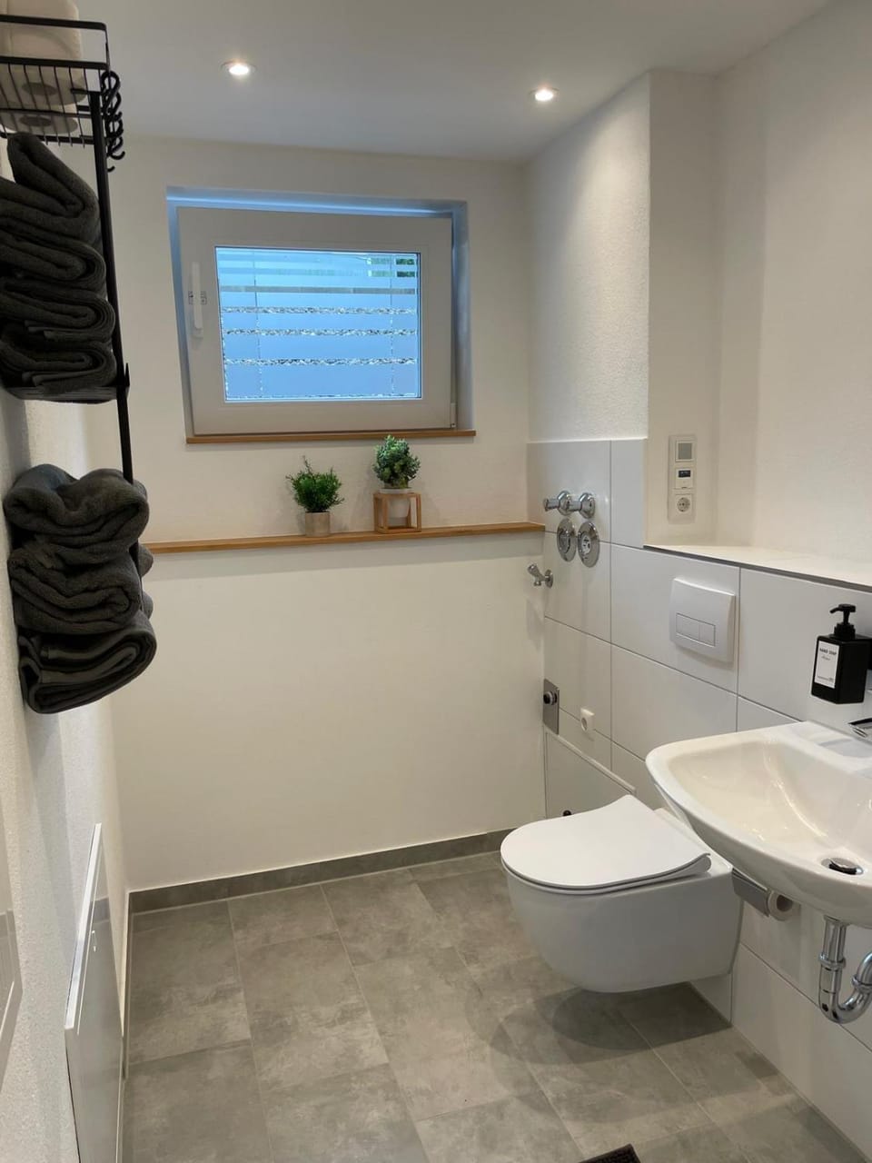 Toilet, Bathroom, towels