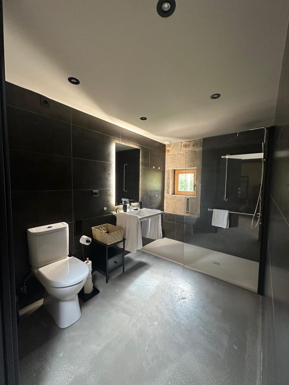 Shower, Toilet, Bathroom, towels