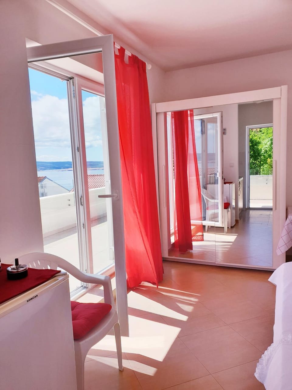 Bedroom, Sea view