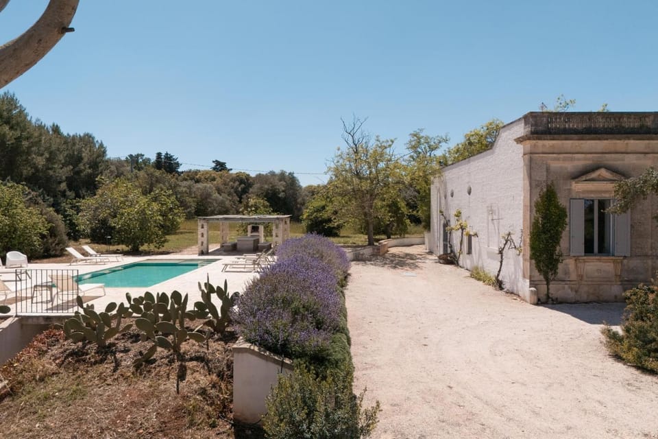 Property building, Living room, Swimming pool