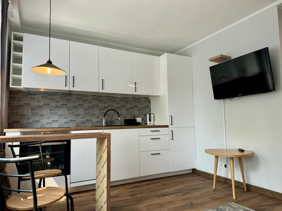 Kitchen or kitchenette, Dining area, stove