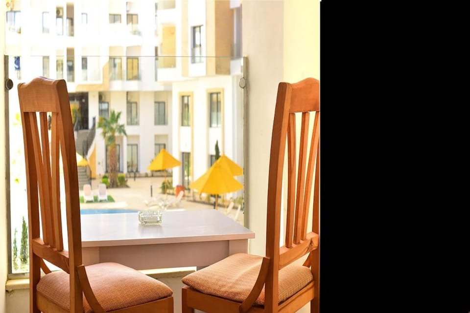 One bedroom apartment with a hall in Aqua Infinity Resort before El Gouna Apartment in Hurghada