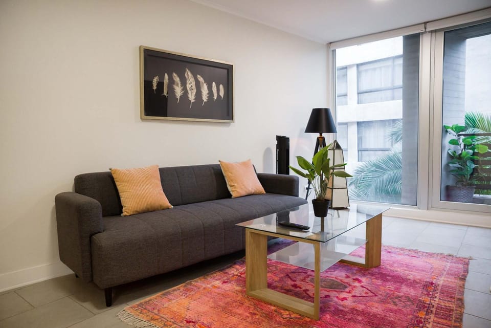 Central 1BR Gem Walk to Metro & More Apartment in Santiago