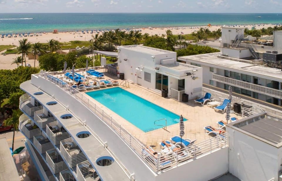 Property building, Pool view, Sea view, Swimming pool