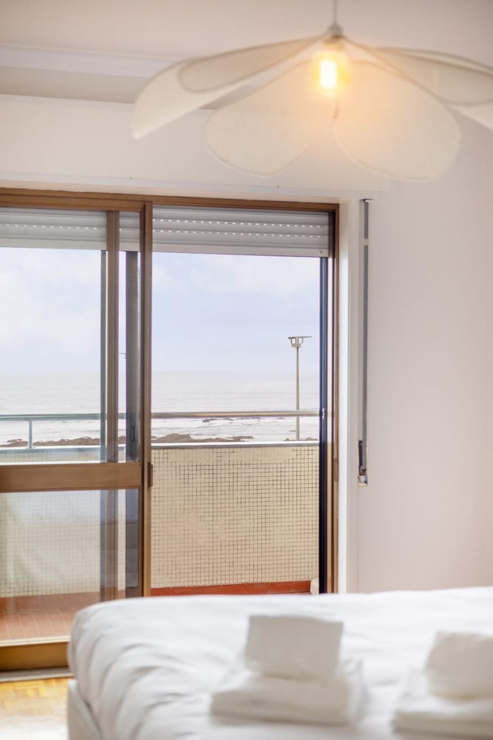 Bed, Natural landscape, Sea view