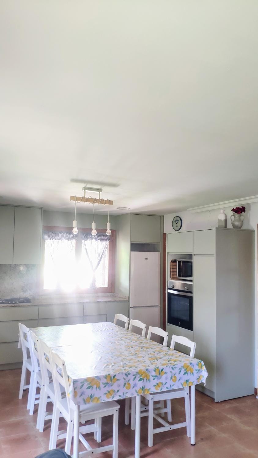 Kitchen or kitchenette, Dining area, oven