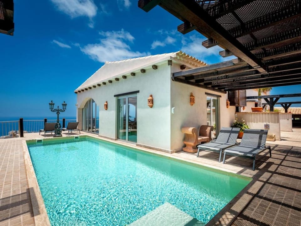 Property building, View (from property/room), Sea view, Swimming pool