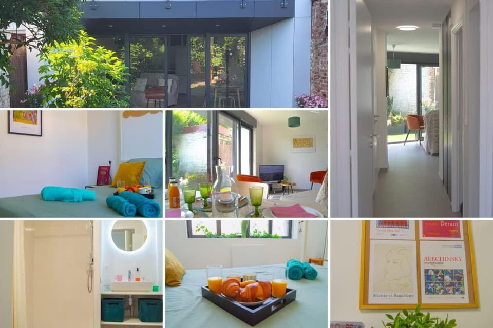 Bathroom, Dining area, Bedroom, Garden view
