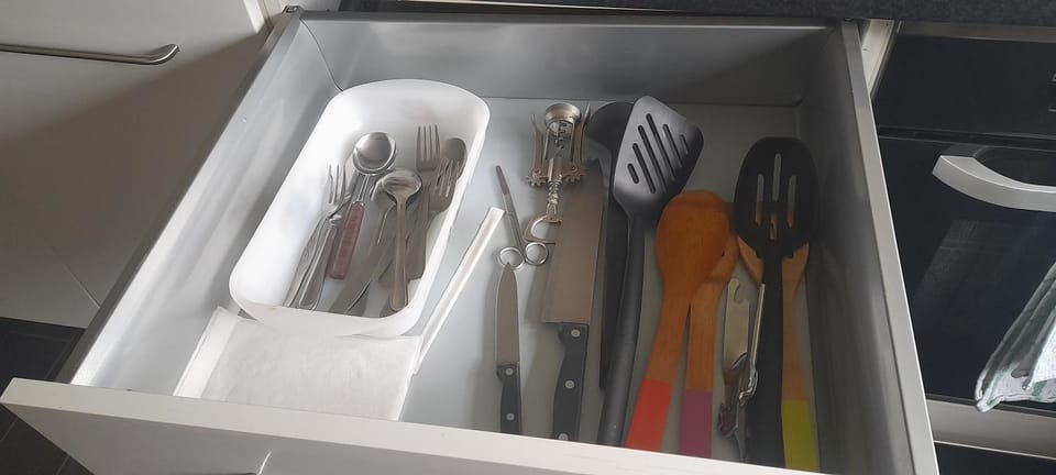 Kitchen or kitchenette, furniture