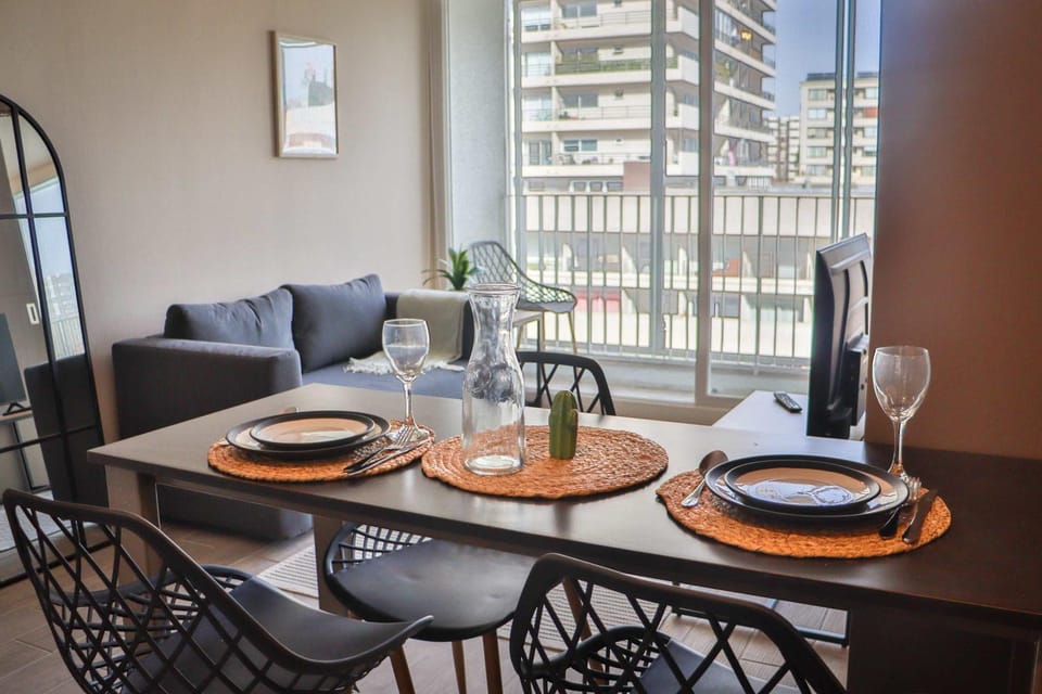HOM I RedSalud Ñuñoa I Wifi I Metro Cercano Apartment in Santiago