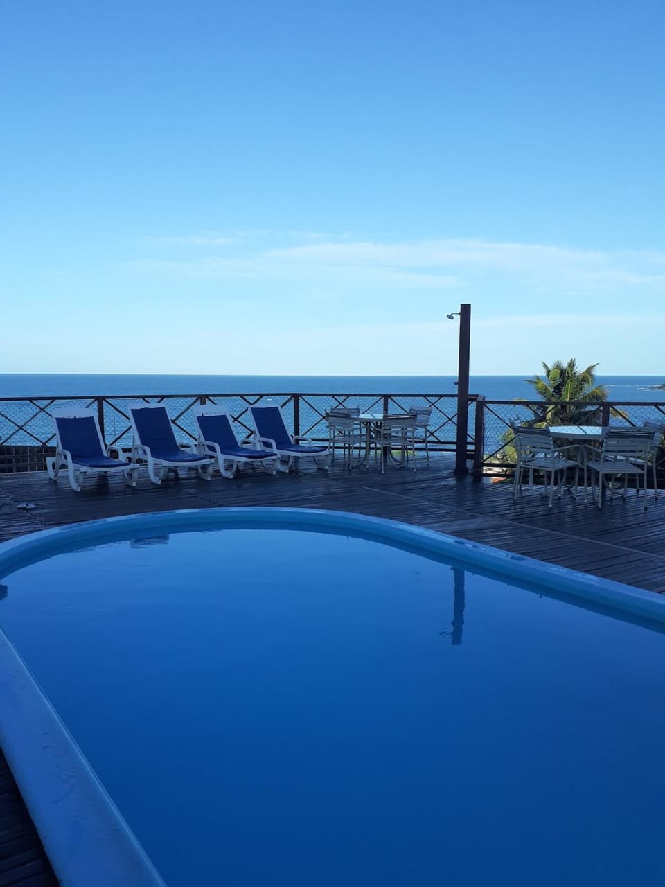 Day, Natural landscape, Pool view, Sea view, Swimming pool, sunbed