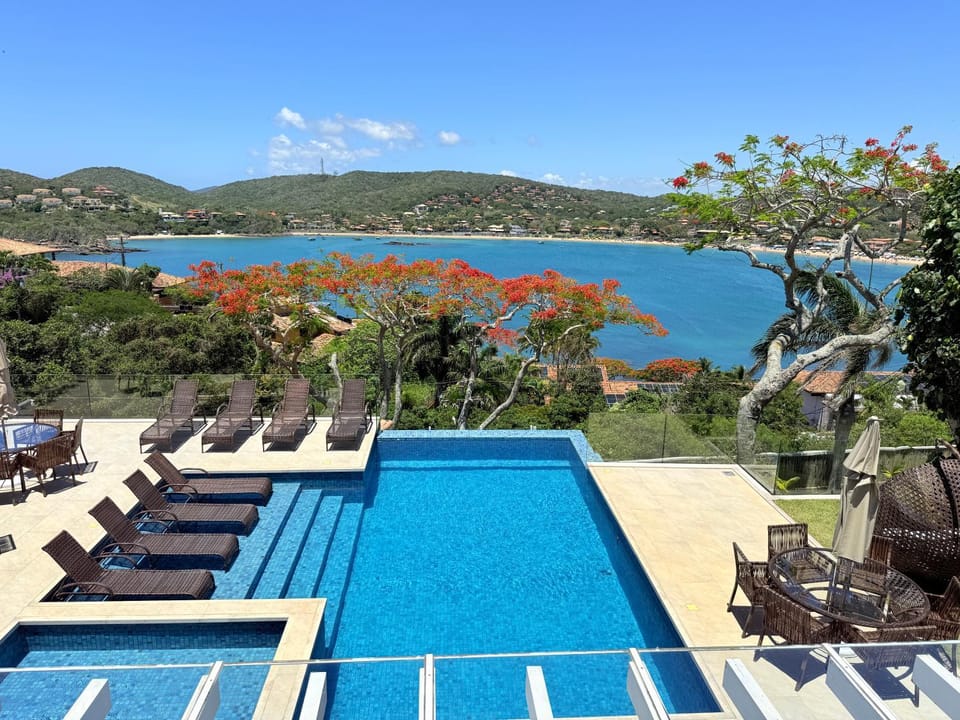 Pool view, sunbed