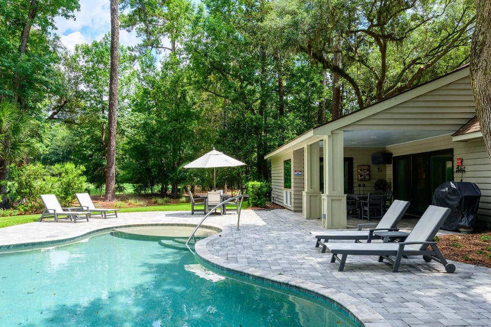 Spacious Pet-Friendly Home Sea Pines Golf Views House in Hilton Head Island