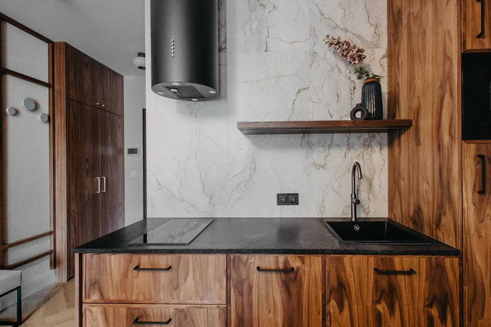 Kitchen or kitchenette, On site, dishwasher, stove, wardrobe, air conditioner, air conditioner