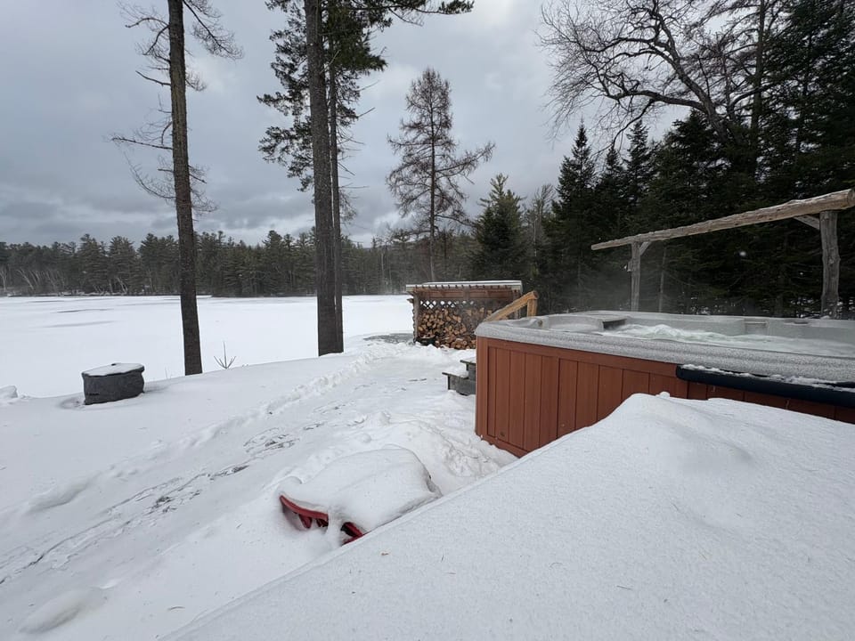 Natural landscape, Winter, Hot Tub
