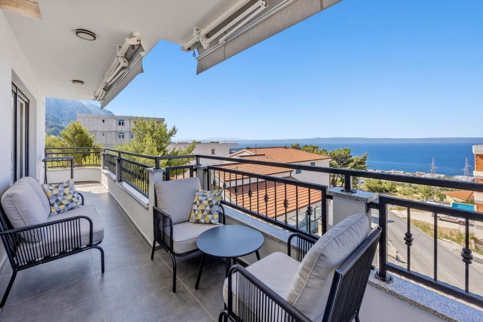 Balcony/Terrace, Seating area, Sea view