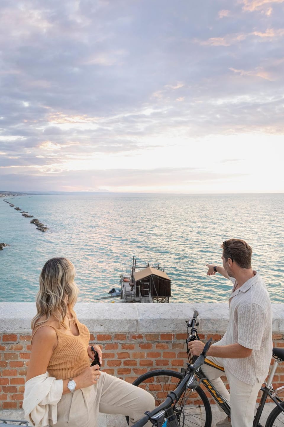 People, Natural landscape, Cycling, Guests, Sea view, Sunset