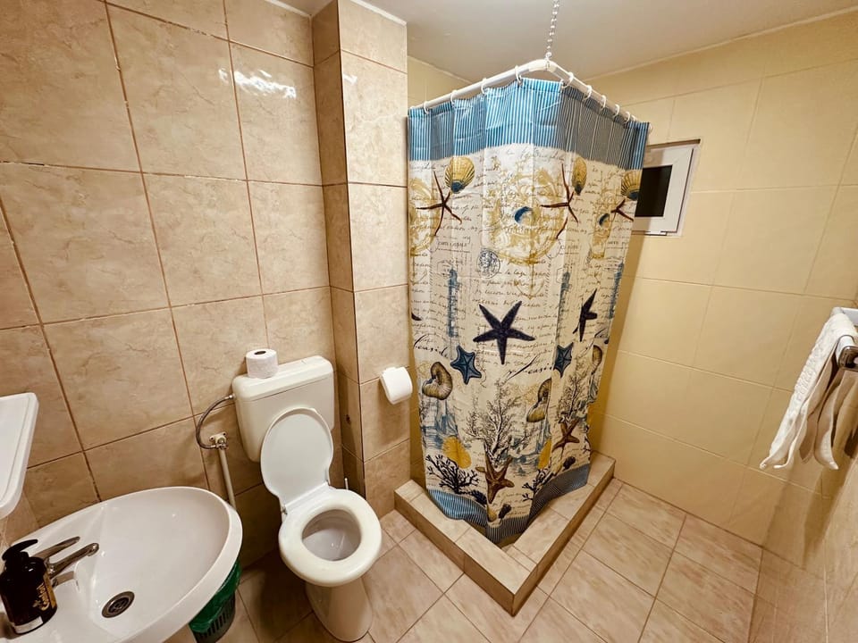 Shower, Toilet, Bathroom, towels