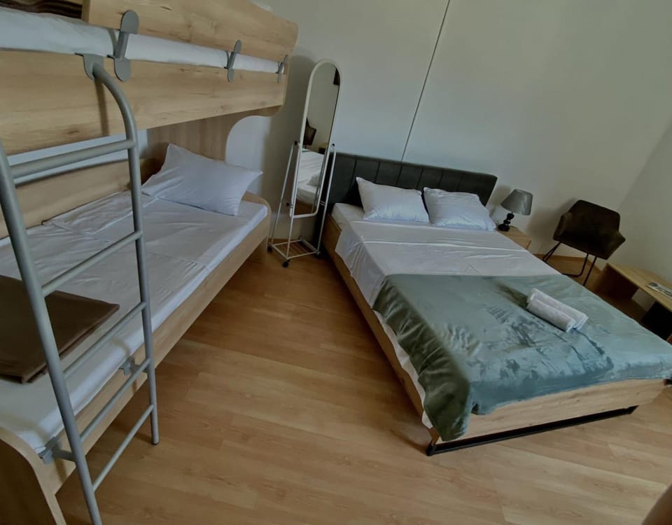Bed, Photo of the whole room, Bedroom, bunk bed