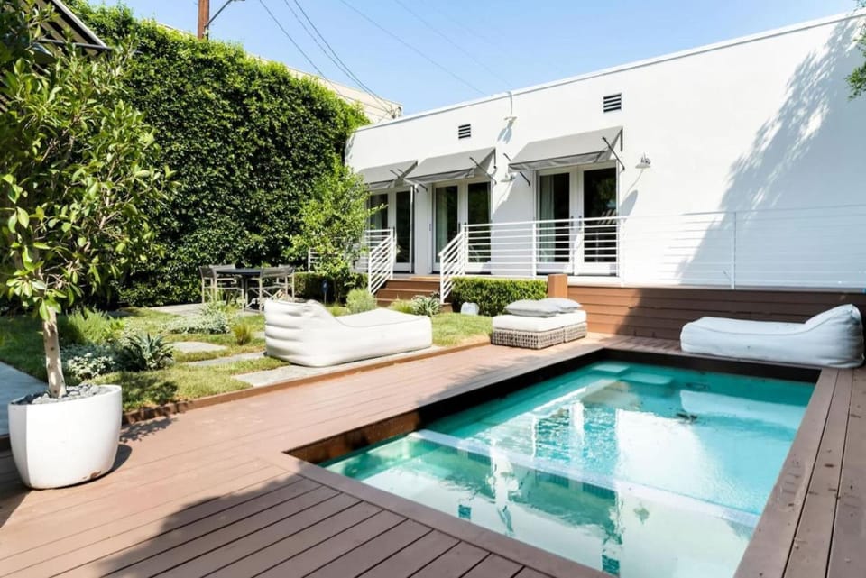Luxury Melrose District 3BR Retreat Pool Spa Gym House in West Hollywood