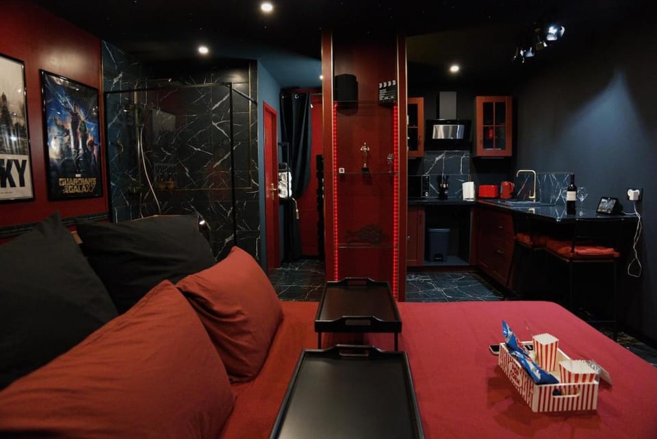 Studio Cinéma privé Centre ville & King size Apartment in Narbonne