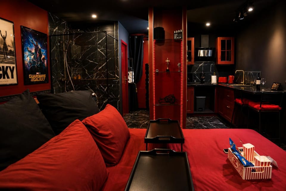 Studio Cinéma privé Centre ville & King size Apartment in Narbonne