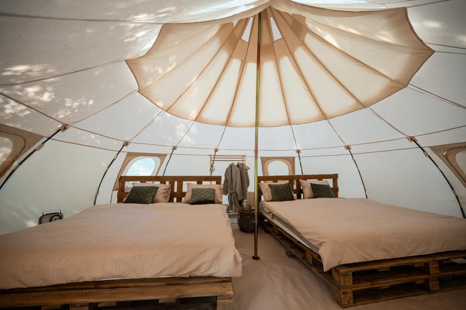 Glamping Riverside Skadar lake Luxury tent in Podgorica Municipality, Montenegro