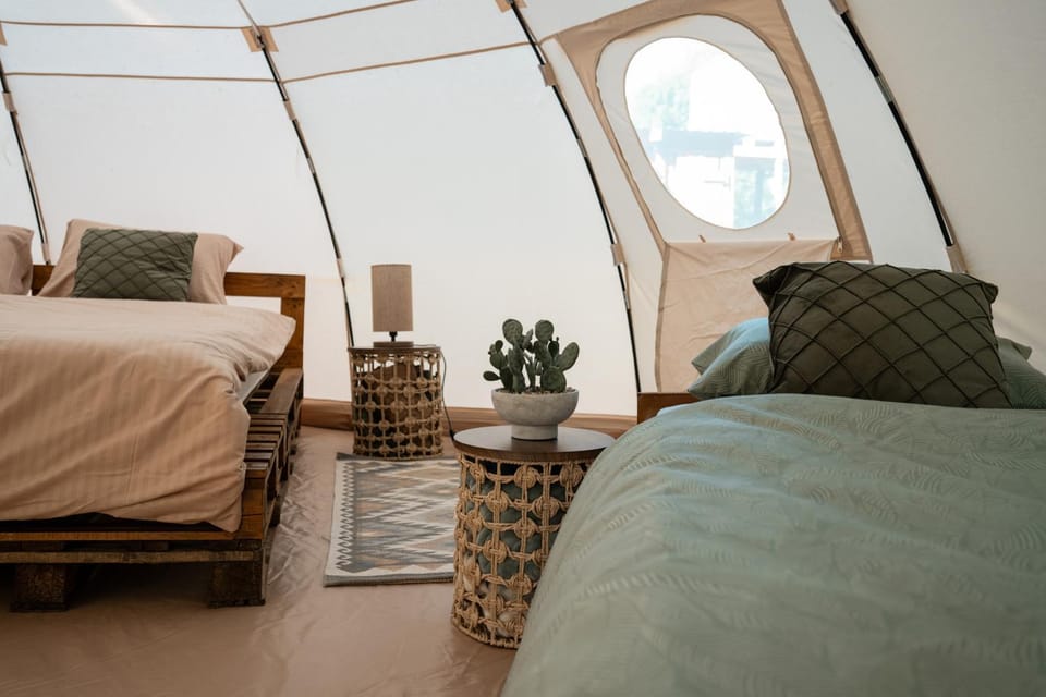 Glamping Riverside Skadar lake Luxury tent in Podgorica Municipality, Montenegro