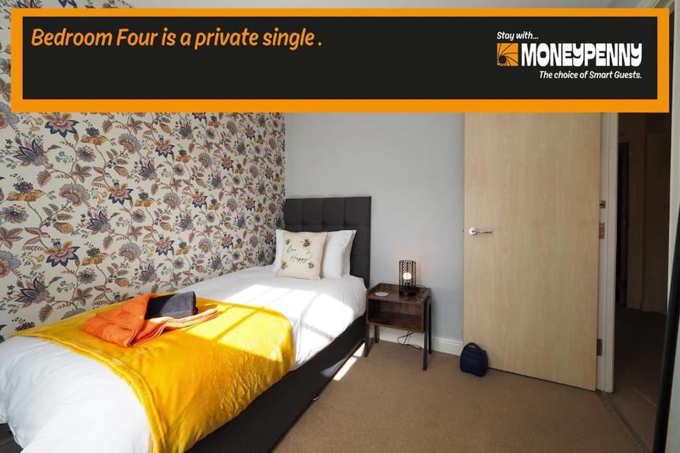 Spacious Comfy 4 Bed Home - Sleeps up to 7 & Pets Apartment in Derby