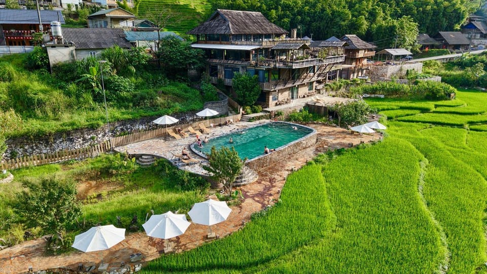 Mướng và Valley Homestay Rice Field View Ta Van Bed and Breakfast in Vietnam