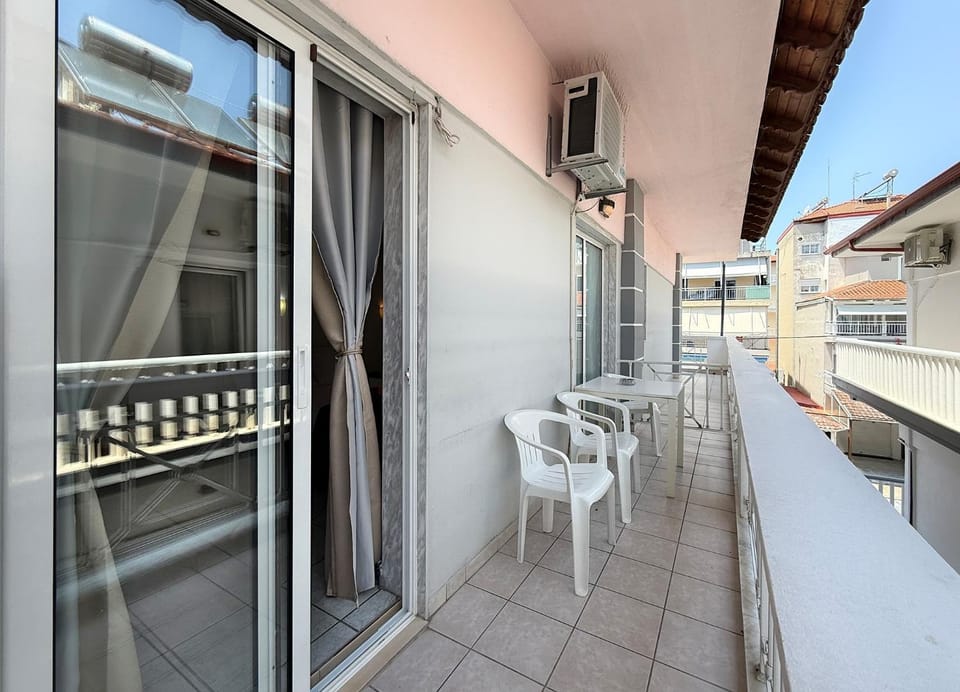 Property building, Patio, Day, View (from property/room), Balcony/Terrace