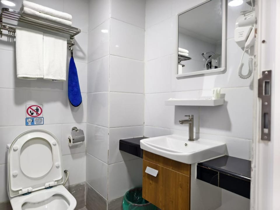 Toilet, Bathroom, towels