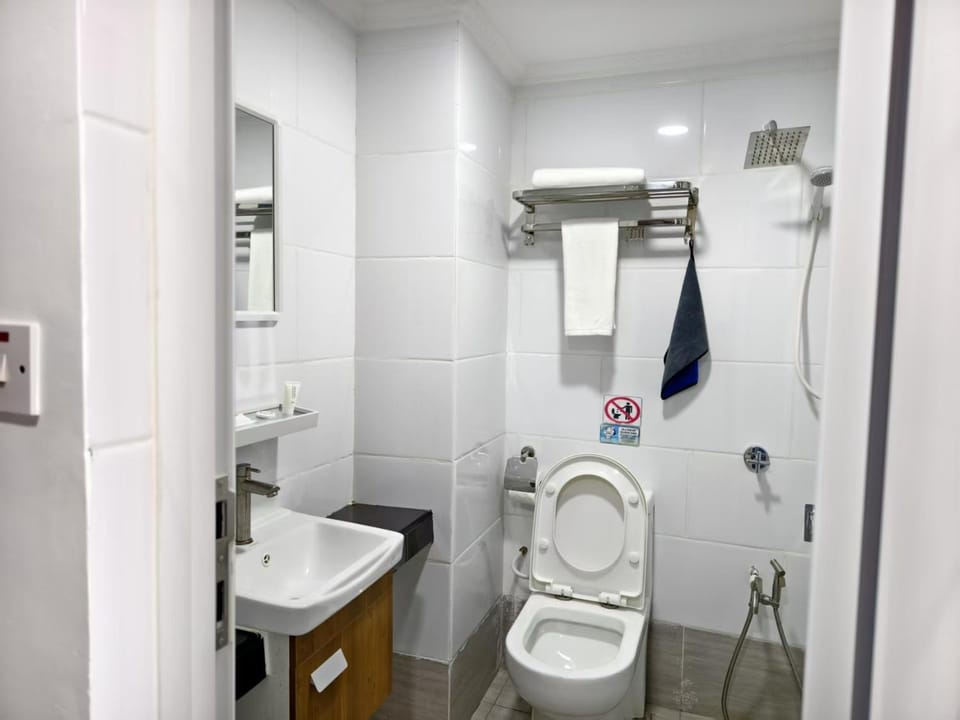 Toilet, Bathroom, bidet, towels