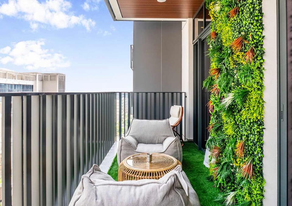 Patio, Spring, View (from property/room), Balcony/Terrace, Seating area, Garden view