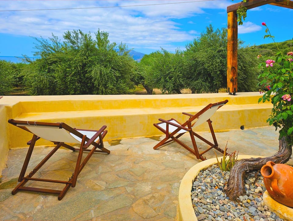 Patio, Natural landscape, Garden, Mountain view, Sea view, sunbed