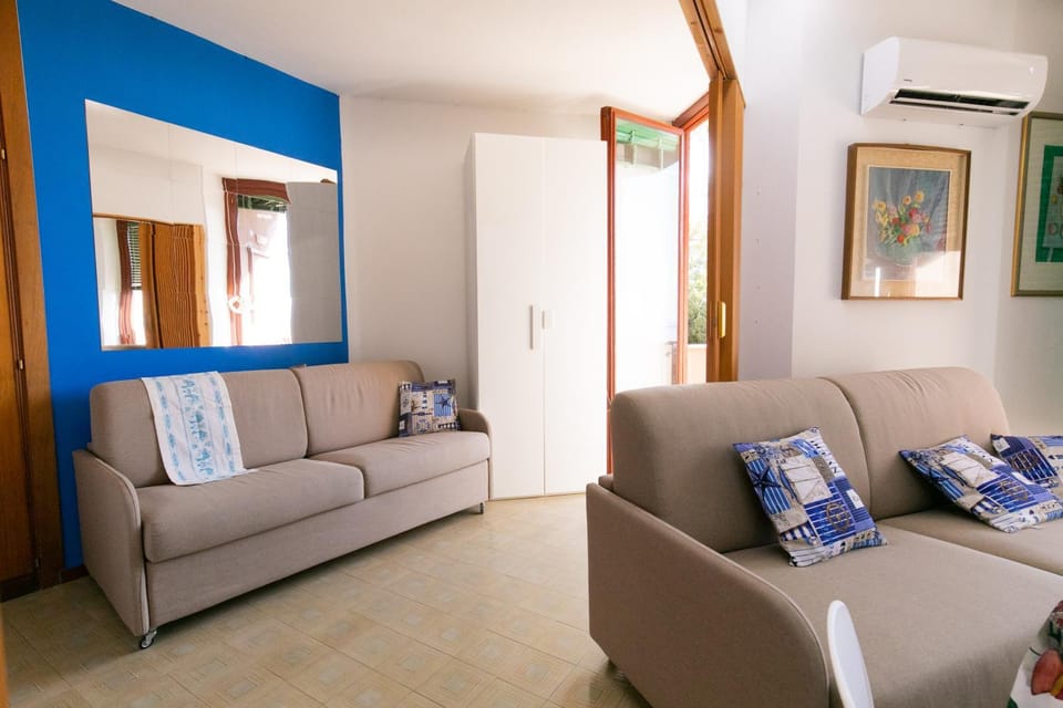 Living room, wardrobe, air conditioner