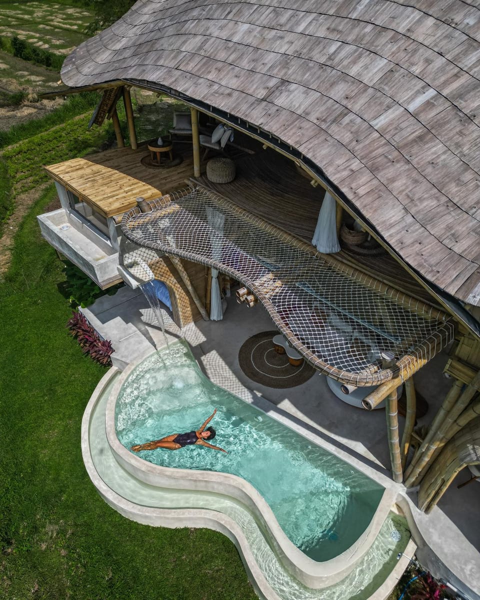 Property building, Day, Natural landscape, Pool view, Swimming pool