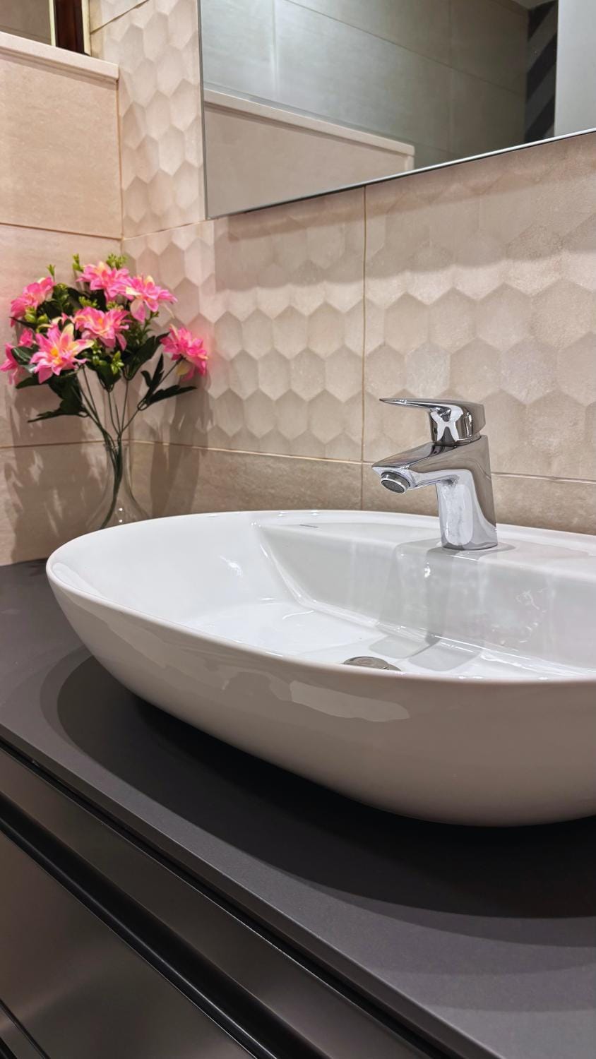 Bathroom, hair dryier