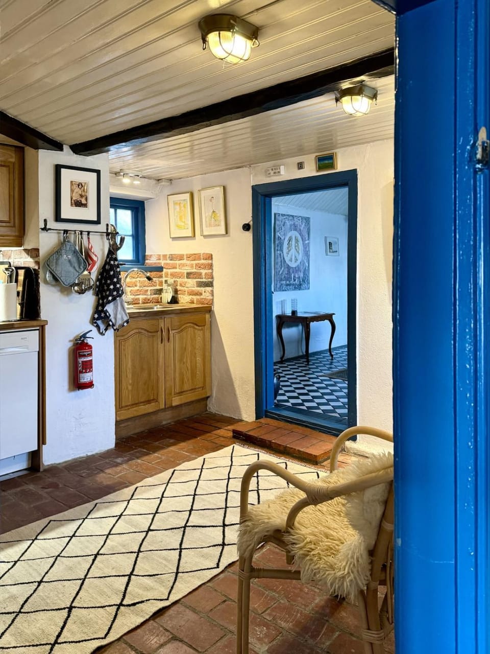 Beachfront escape with eclectic dog-lover charm Villa in Skåne County