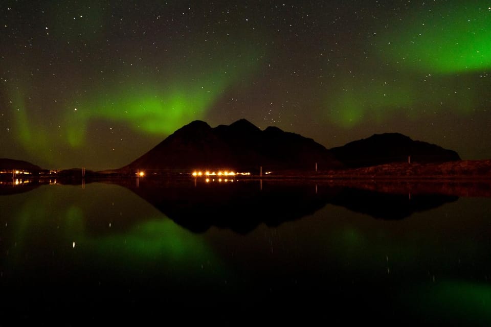 Night, Natural landscape, Mountain view