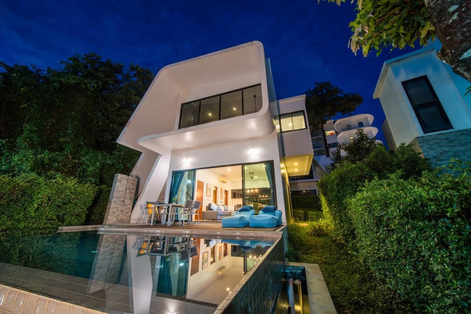 澜近 竹隐墅 Nai Han Waves Edge Retreat Villa in Rawai