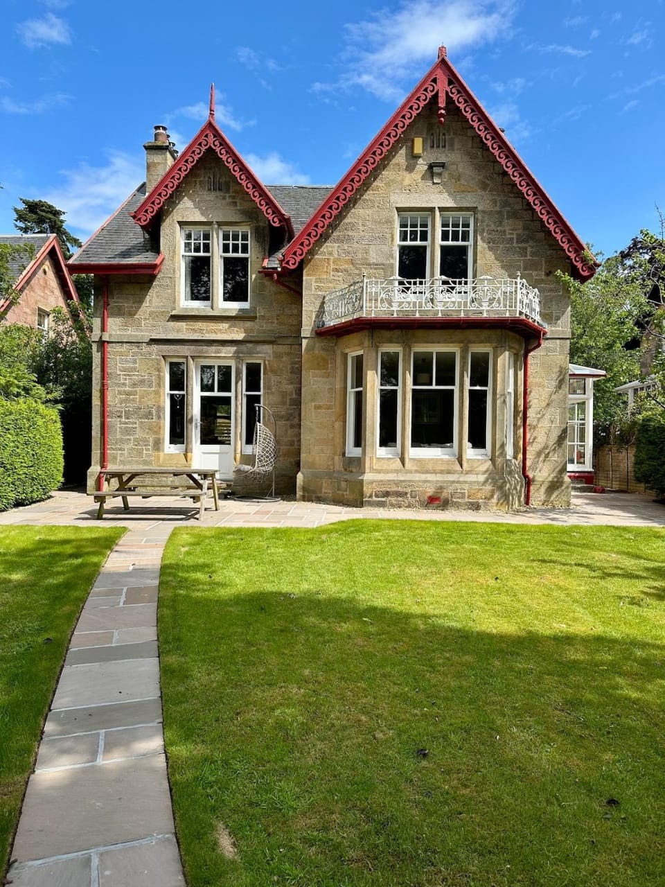 Property building, Garden