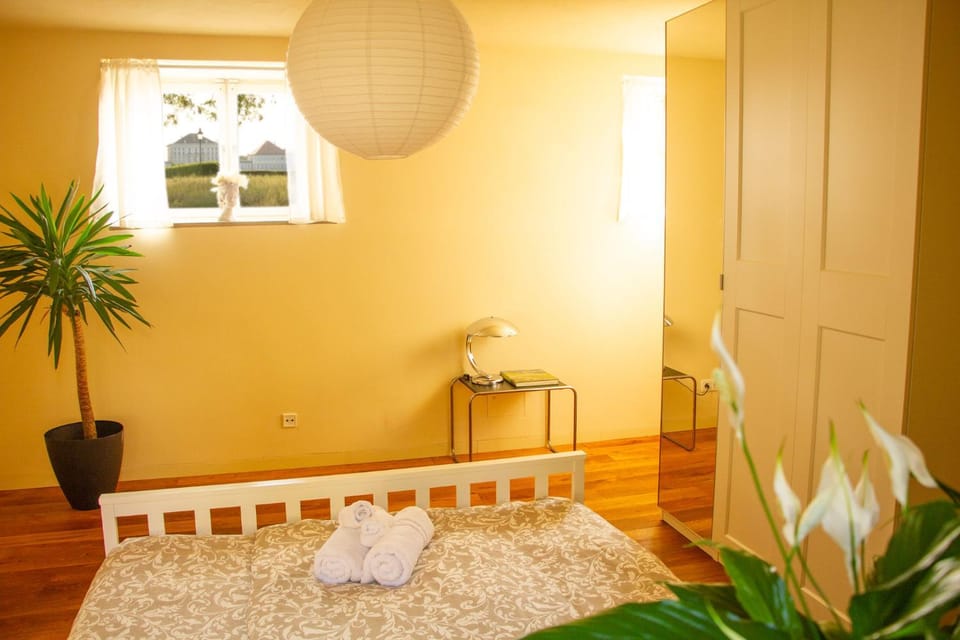 Bed, Bedroom, Landmark view, wardrobe