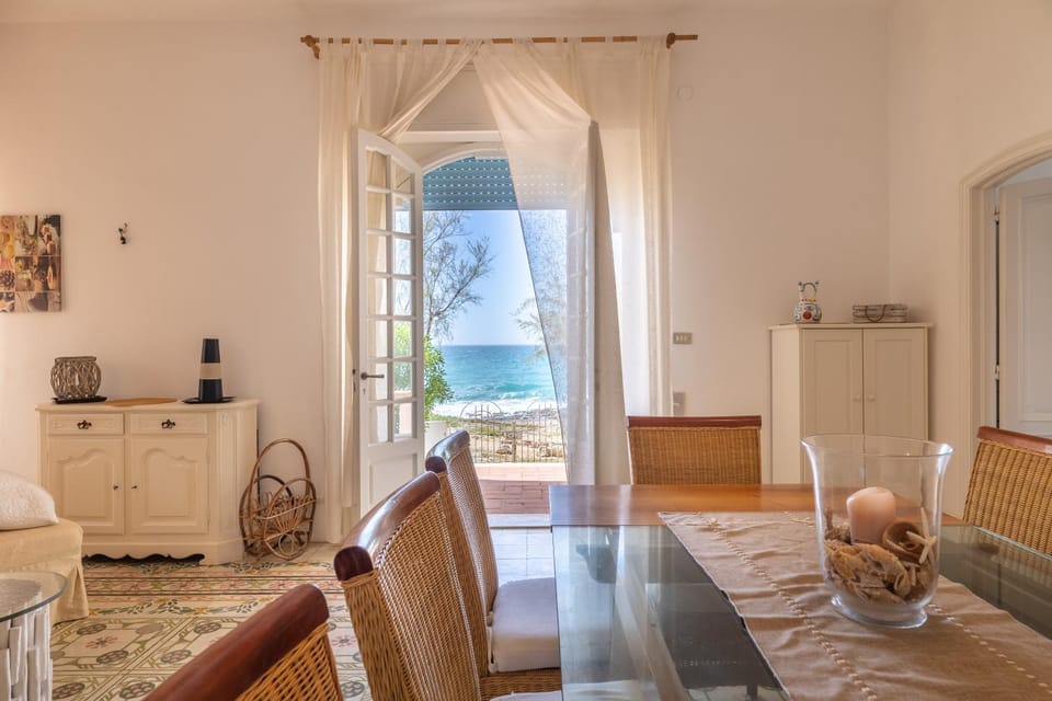Living room, Seating area, Sea view