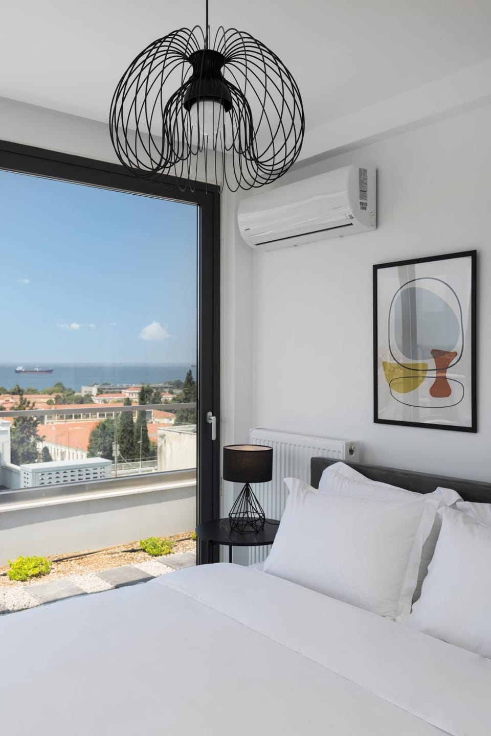 Bed, Natural landscape, View (from property/room), Photo of the whole room, Bedroom