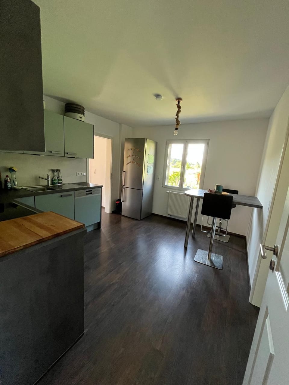Kitchen or kitchenette, Living room